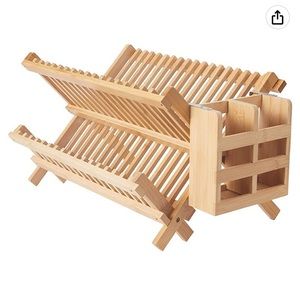 Bamboo Dish Drying Rack